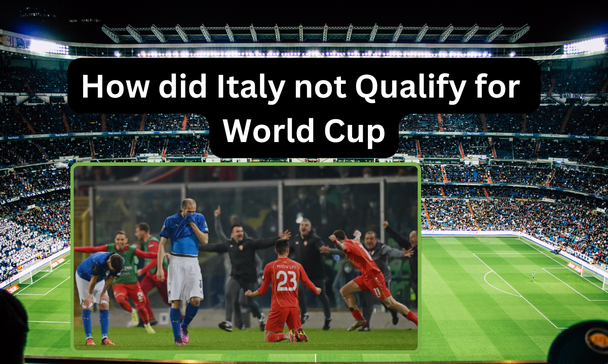 how did italy not qualify for world cup