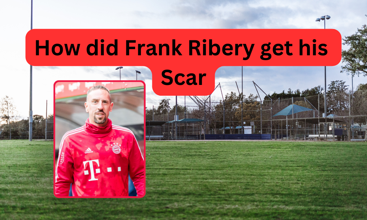 how did frank ribery get his scar